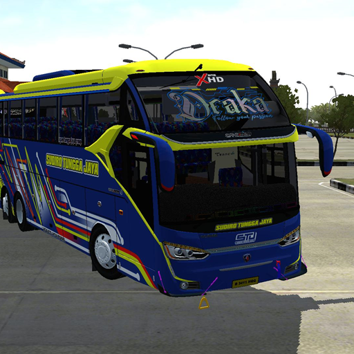 Mod Bussid Bus SR3 STJ Draka logo
