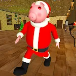 Cover Image of डाउनलोड Piggy Santa Rush Gift Delivery: Horror Escape Game 1.1 APK