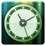 Water Green HD Analog Clock icon