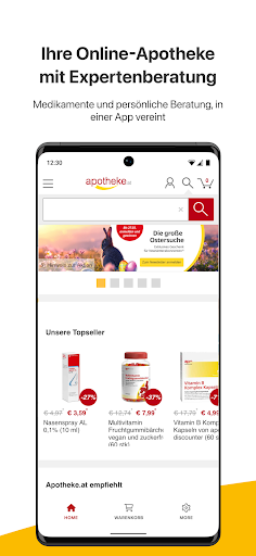 Android application apotheke.at online pharmacy screenshort