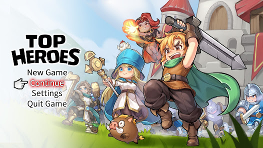 Top Heroes 1.8.2 APK + Mod (Remove ads / Mod speed) for Android