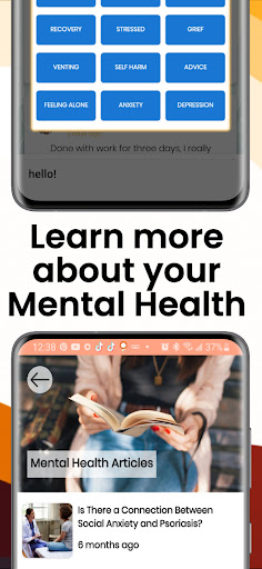 Screenshot of Vent, Share, Heal, Connect