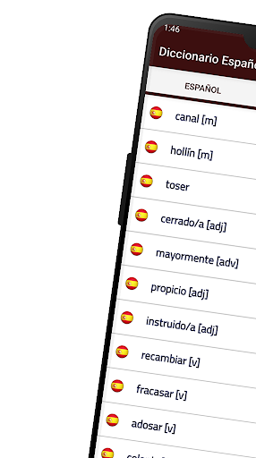 Android application Diccionario Español Aleman screenshort