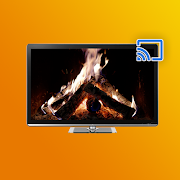 TV Fireplace using Chromecast