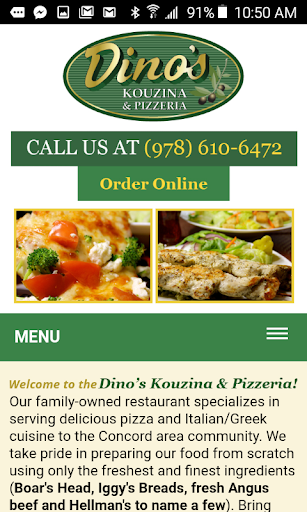 Dinos Kouzina & Pizzeria Screen 3