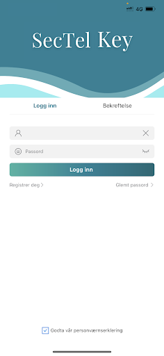 Android application SecTel Key screenshort