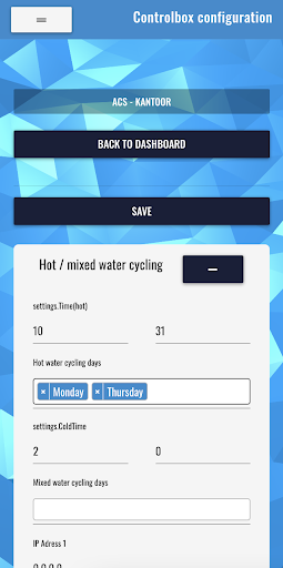 Android application Acqua-Net screenshort