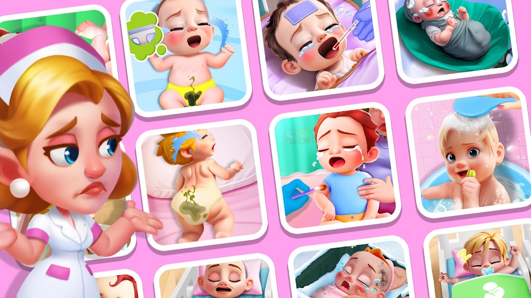 Happy ASMR Hospital: Baby Care 1.0.65 APK + Мод (Unlimited money) за Android