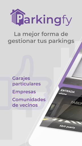 Android application Parkingfy screenshort