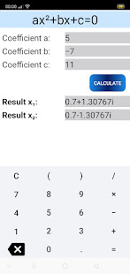 Solving quadratic equations 1.9 APK screenshots 4
