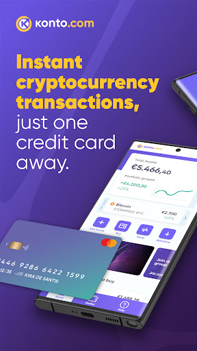 Android application Konto.com: Crypto Exchange screenshort