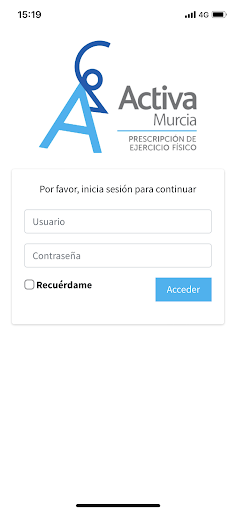 Android application Activa Murcia screenshort