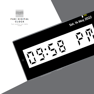 Pari Digital Clock Skärmdump