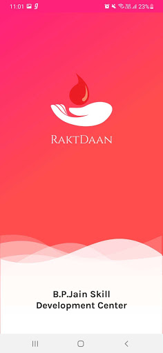 Android application RaktDaan App screenshort