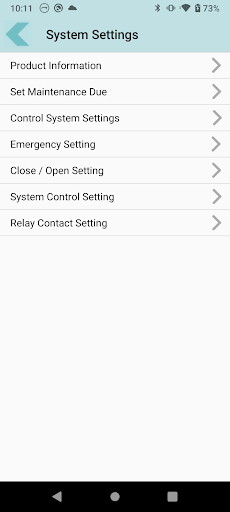 Android application Valve Actuator screenshort