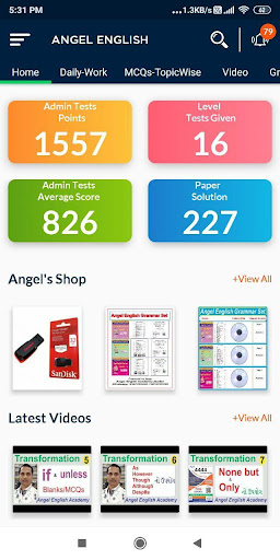 Angel English Learning App
