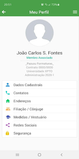 Android application iFormando screenshort