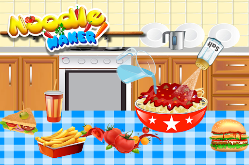 Android application Noodles Cooking Kids Food Game screenshort