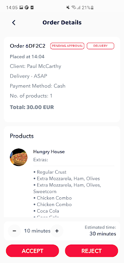 FeedMe Partner Screen 2