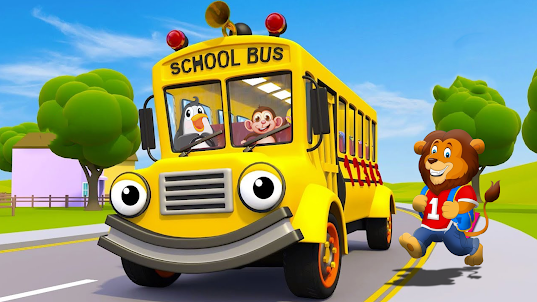 Animal School Bus Simulator