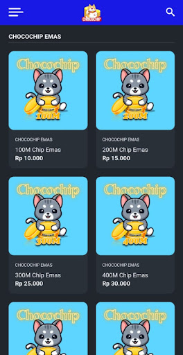 CHOCOCHIP - Higgs Domino Screen 2