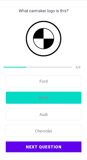 Turbo Quiz App Screen 2