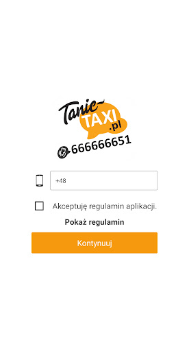 Tanie-Taxi Screen 2