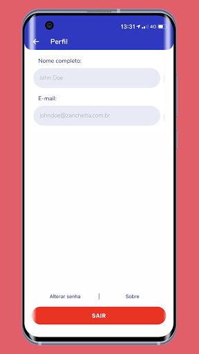 Android application Zanchetta screenshort