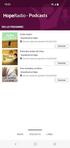 HopeRadio Screen 2
