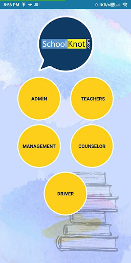 Android application Admin-Schoolknot screenshort