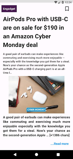 Android application News Express screenshort