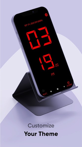 Huge Digital Clock Widget MOD APK screenshot