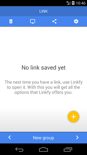 Screenshot of Linkfy - Never miss a link