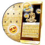 Gold Glitter Keyboard Theme ✨ icon