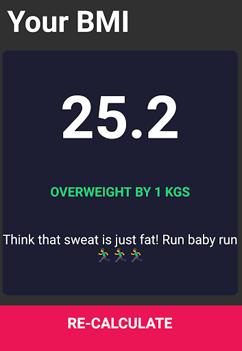 HeartyBMI Screen 3