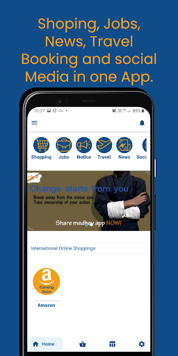 app now available for international shopping