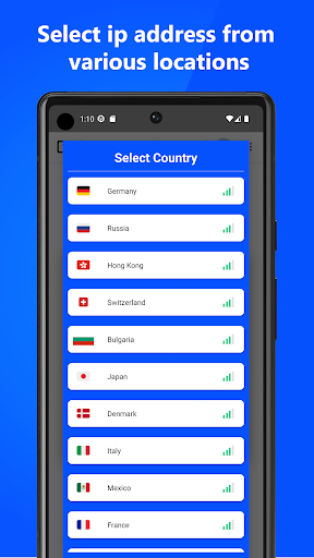 Blue Proxy Browser VPN Screen 3