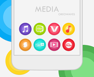 OreoWaves Icon Pack gepatchte APK 3