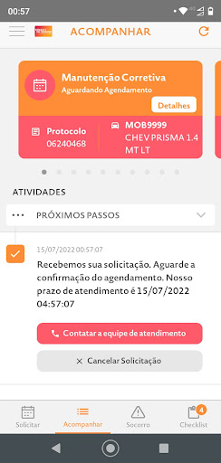 Android application Renault On Demand Frotas screenshort