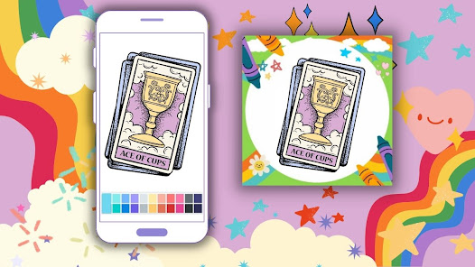 Coloring Book: Tarot App 1.1 APK + Мод (Unlimited money) за Android