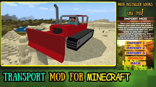 Transport Mod For Minecraft