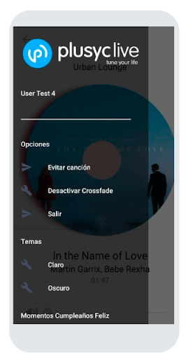 Android application Plusyc screenshort