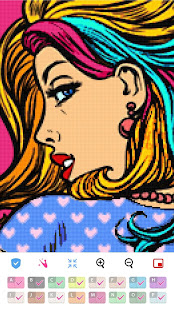 Color by Letter - Sewing game  Cross stitch screenshots 6