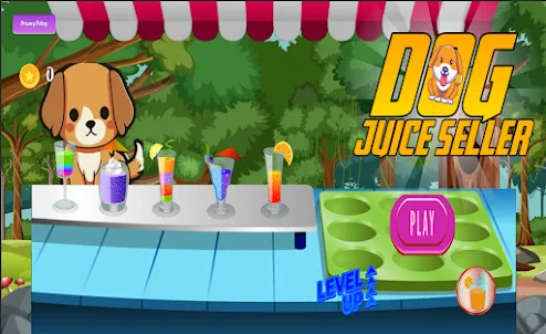 Dog Juice Shop Fun Game