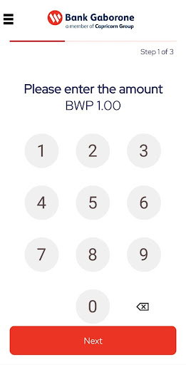 Bank Gaborone Easy2Pay Screenshot