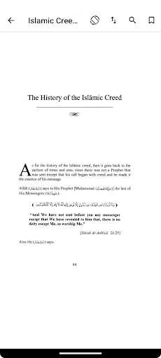 Islamic Creed and History