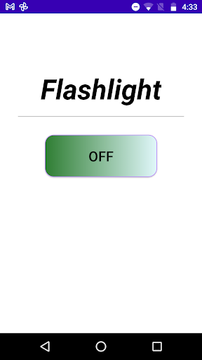 Android application Flashlight screenshort