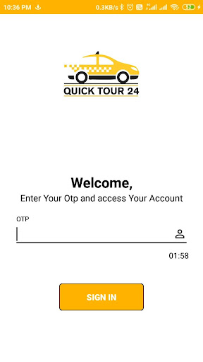 Quicktour24-Book Taxi all over Screen 3
