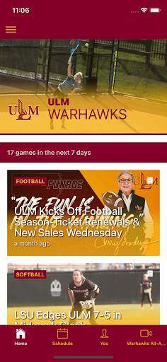 Android application ULM Warhawks screenshort