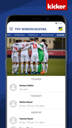 Android application TSV Windischleuba screenshort